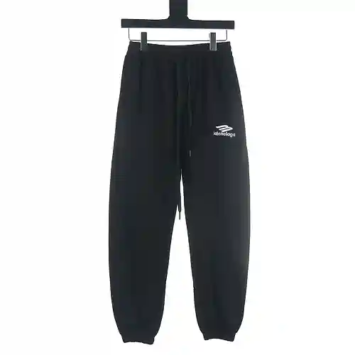 Balenciaga BLCG 23Fw 3M pantalón con letras bordadas