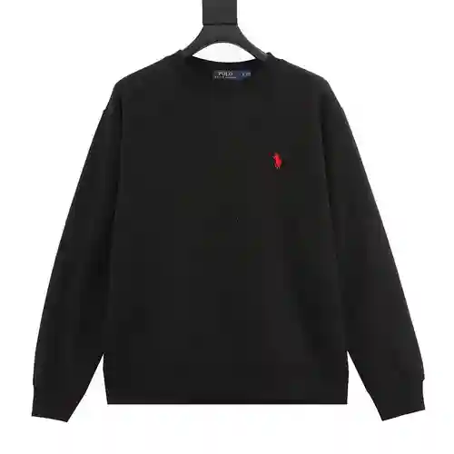 Sudadera de terciopelo con cuello redondo de Ralph Lauren