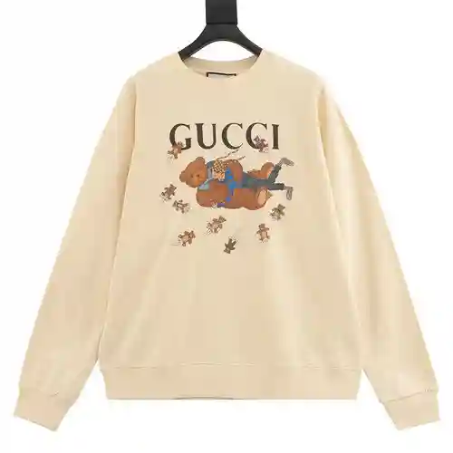 Sudadera con cuello redondo y estampado de oso Hug de G Home