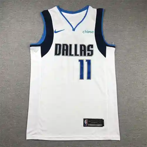 Mavericks No. 11 Irving camiseta de baloncesto blanca