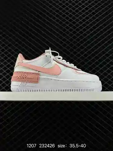 3 Nike WMNS Air Force Shadow Macaron Army Air No. 1 zapatos versátiles de caña alta y baja con incre