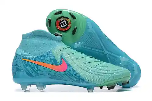(Llegó) Botas de fútbol Nike Yuesha FG de caña alta, impermeables y totalmente tejidas, NIKE PHANTOM