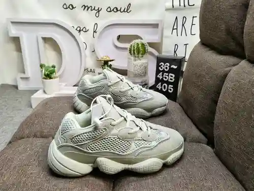 405DAdidas Yeezy 500 #AD Wanbang gamuza original y piel de vaca granulada #Tecnología incorporada de