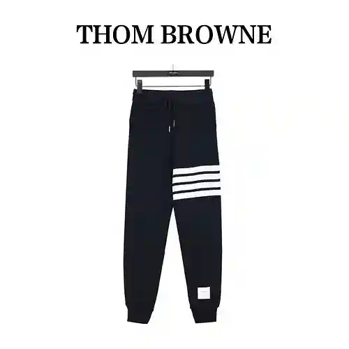 TB/Tom Brown pantalones deportivos clásicos de pernera vertical teñidos en hilo