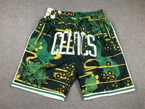 Pantalones de baloncesto Celtics Año del Conejo Juston Edición de bolsillo