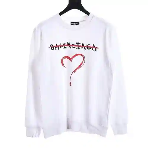 BLCG nueva sudadera con estampado de letras de amor de otoño e invierno