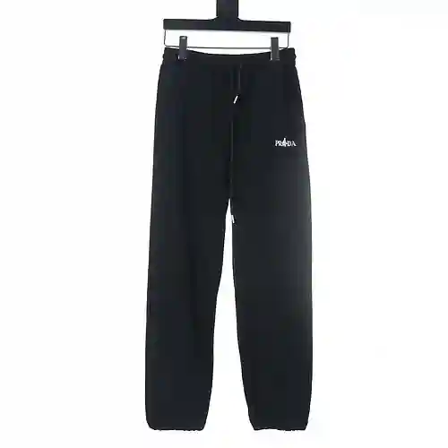 PRA*DA/Prada PRD 23FW pantalones con bordado de villano
