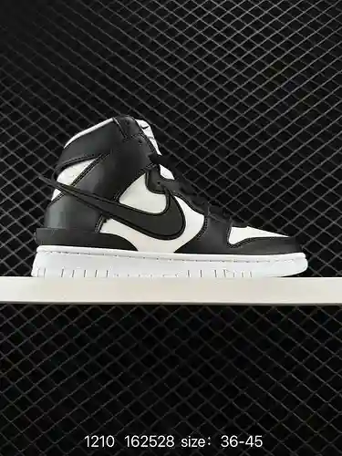 4 zapatillas de skate Nike AMBUSH x SB Dunk High SB de caña alta, de marca compartida en azul real, 