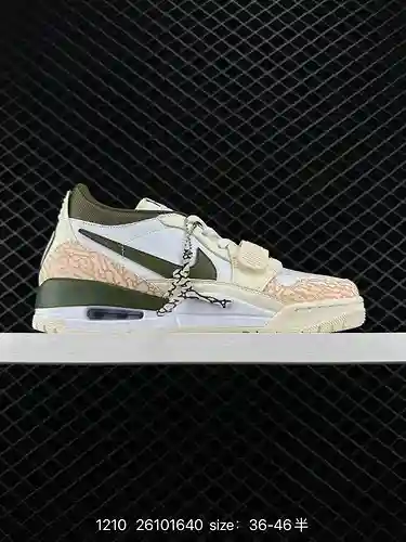 2 Nike a nivel de empresa Nike Air Jordan Legacy 32 Low "White/Pine Green" La versión híbr