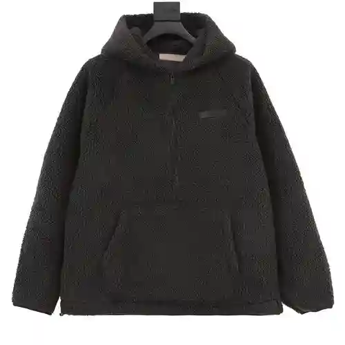 Fear Of*God chaqueta sherpa Essentials con doble costura y media cremallera