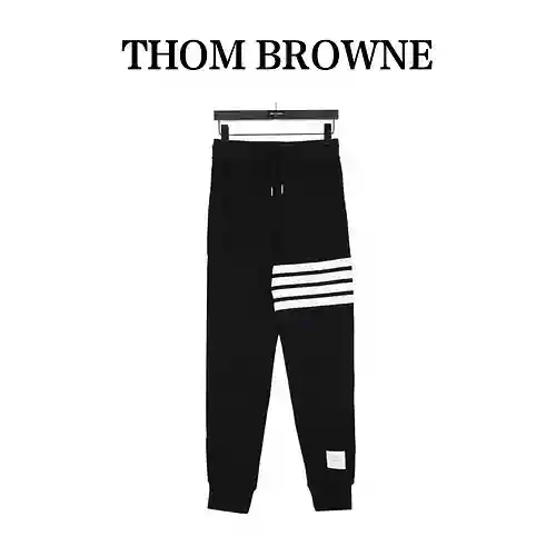 TB/Tom Brown pantalones deportivos clásicos de pernera vertical teñidos en hilo
