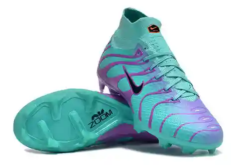 (Llegó) Zapatos de fútbol FG Nike Mercurial de 15.a generación de caña alta, incorporados, totalment