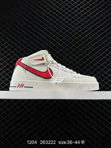 Zapatillas altas Nike/Nike Air Force AC Air Force One Simplified Air Force Canvas con velcro Número 