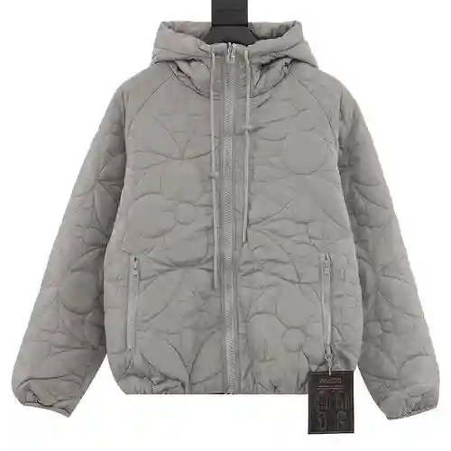 1V Chaqueta ligera acolchada reversible con capucha