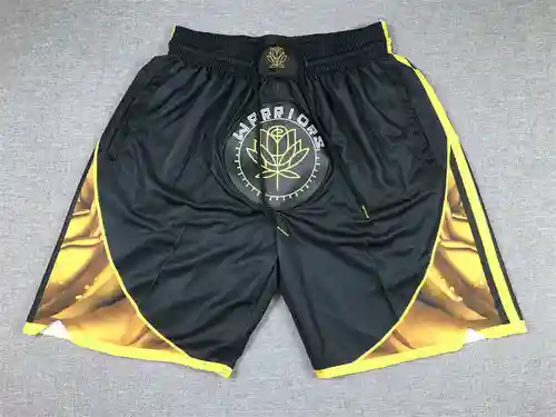 Pantalones de bolsillo 23rd Season Warriors Pantalones de baloncesto negros City Edition
