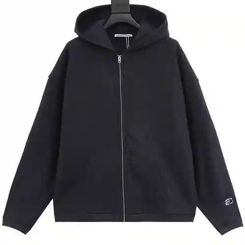 AW/Alexander 23FW chaqueta con cremallera y purpurina