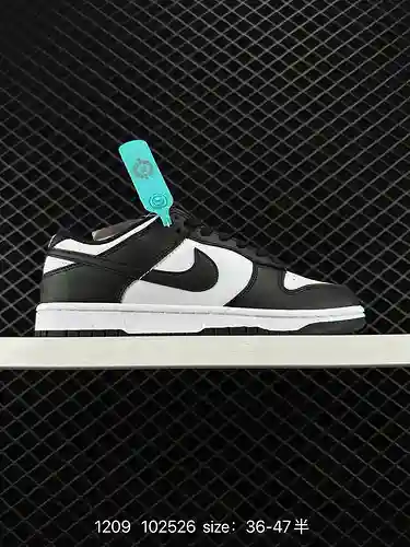 3 Primera capa NIKE DUNK LOW RETRO “Black” Panda blanco y negro Cojín de aire materiales reales Corr