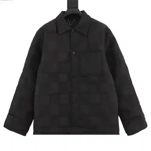 Chaqueta camisera acolchada a cuadros nueva de 1V