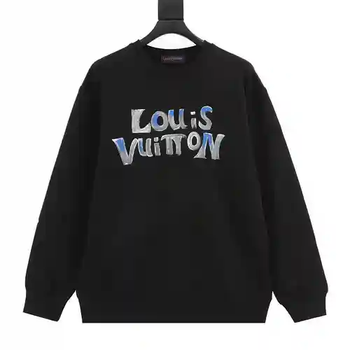 Sudadera con cuello redondo pintada a mano con graffiti 1V