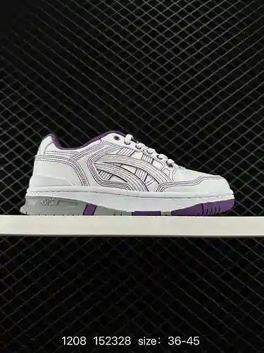 4 Los zapatos Asics/Asics para hombres y mujeres son medias tallas genuinas, hechos de cuero de vaca