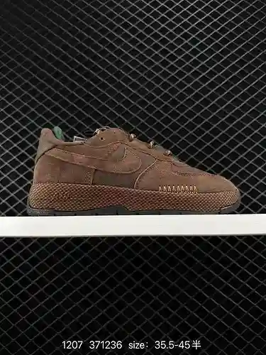 8 Zapatillas deportivas informales, versátiles y de corte bajo Nike Air Force WILD de nivel corporat