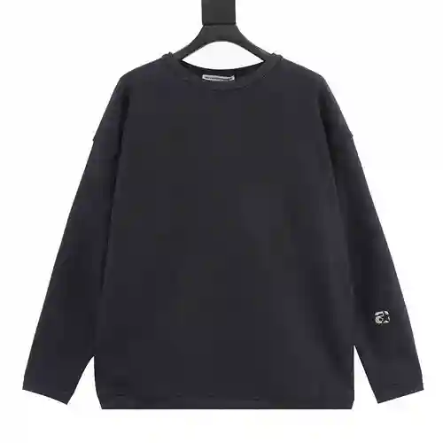 AW/Alexander 23FW sudadera con purpurina y cuello redondo
