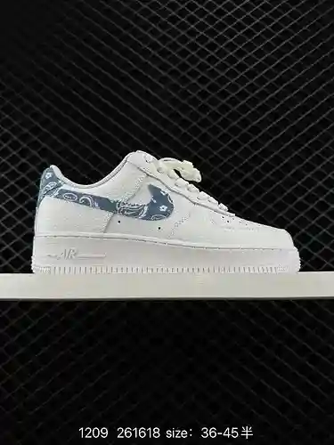 9 Nike Air Force "7 Low Air Force One Denim Cashew Flower Zapatos deportivos informales, versát