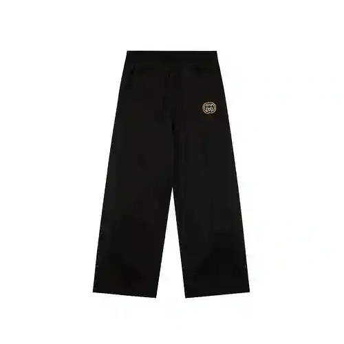 Pantalones casuales gruesos con logo bordado Gu*cci/Gucci 24ss