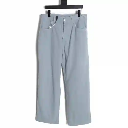 Pantalón vaquero CD Dior 23FW con logo bordado azul