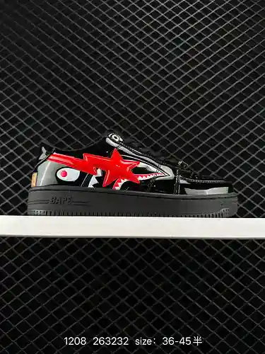 6 La marca japonesa de moda Harajuku A Bathing Ape BAPE Sk8 Sta Low SK8 serie deportiva informal de 