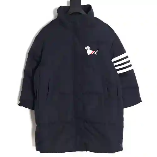 Chaqueta larga de plumas para cachorros TB 23FW con cuatro barras