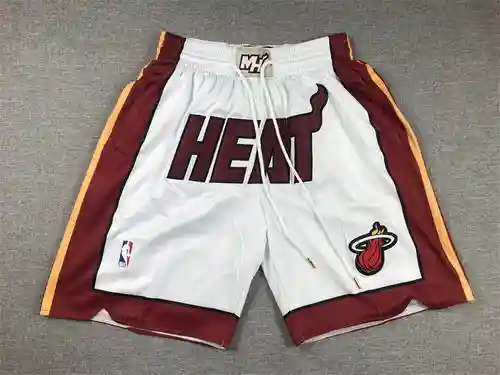 Justin Pocket Edition Heat Regular pantalones de baloncesto blancos