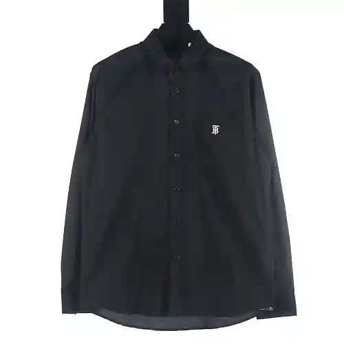 Burberry BBR Classic BT camisa de manga larga bordada