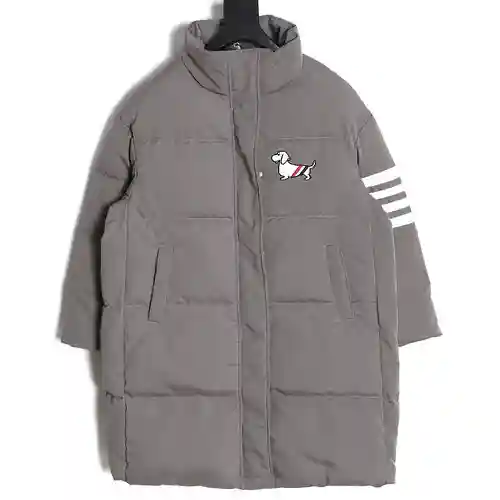Chaqueta larga de plumas para cachorros TB 23FW con cuatro barras