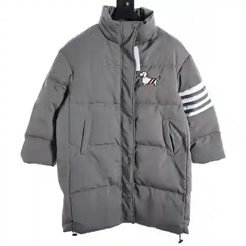 Chaqueta larga de plumas para cachorros TB 23FW con cuatro barras