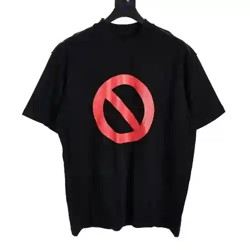 Camiseta de manga corta con icono prohibido BLCG joint BFRND 24SS