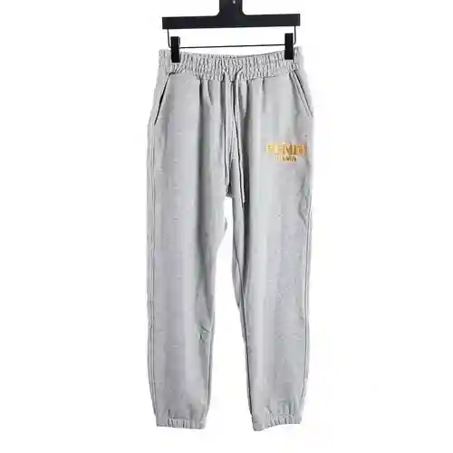 FEN*DI pantalones con letras bordadas