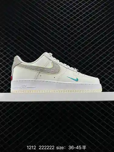 Nike Air Force Low Air Force 1 zapatillas deportivas informales, versátiles y de caña baja. La combi
