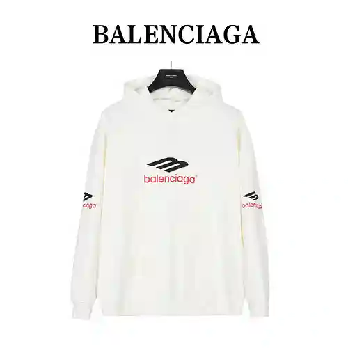 BLCG/Balenciaga 23Fw 3B SPORTS ICON sudadera con capucha de silueta grande