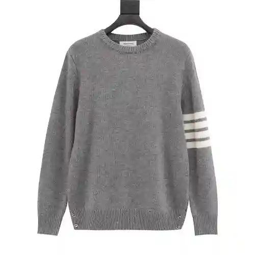 Jersey de cuello redondo de lana gruesa TB 23FW