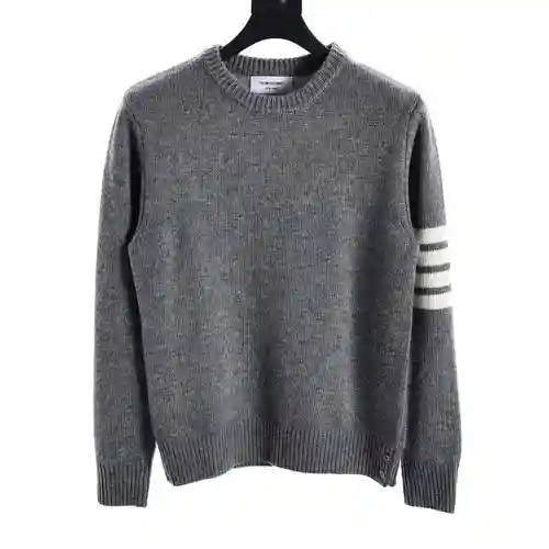 Jersey de cuello redondo de lana gruesa TB 23FW
