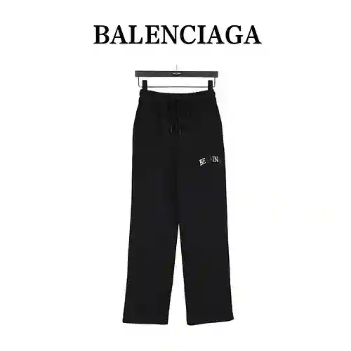 BLCG/Balenciaga 23Fw Pantalón Berkind con letras bordadas