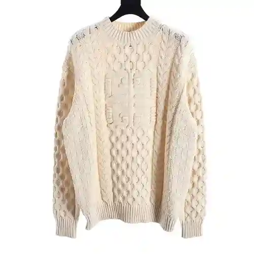 Jersey GVC de punto grueso con cuello redondo