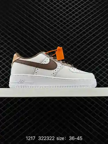 Zapatillas deportivas informales, versátiles y de caña alta Nike Air Force Low Air Force 1. La combi
