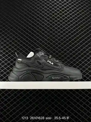 4 FILA/FILA utiliza cuero de fibra liviana combinado con material superior de tela de malla, entresu