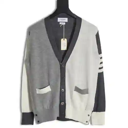 TB 23FW cárdigan de lana fina (off-white)