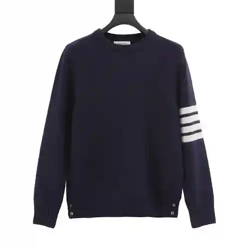 Jersey de cuello redondo de lana gruesa TB 23FW