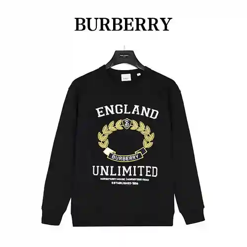 Sudadera con estampado preppy de hoja de roble BBR