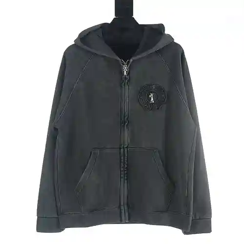 Croxin CH 23FW chaqueta de terciopelo lavado pesado con cremallera