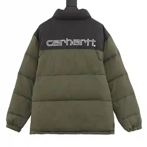 Car*hartt WIP chaqueta de plumas sencilla con bloques de color y cuello alto